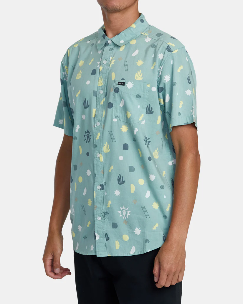 CAMISA MASCULINO RVCA MORNING GLORY WVTP – foto 6